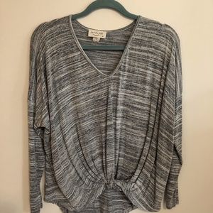 sweater with a swirl